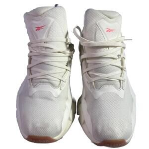 Womens Reebok Zig Dynamica 4 Running Shoes Sneakers Chalk White Gum SIZE 10